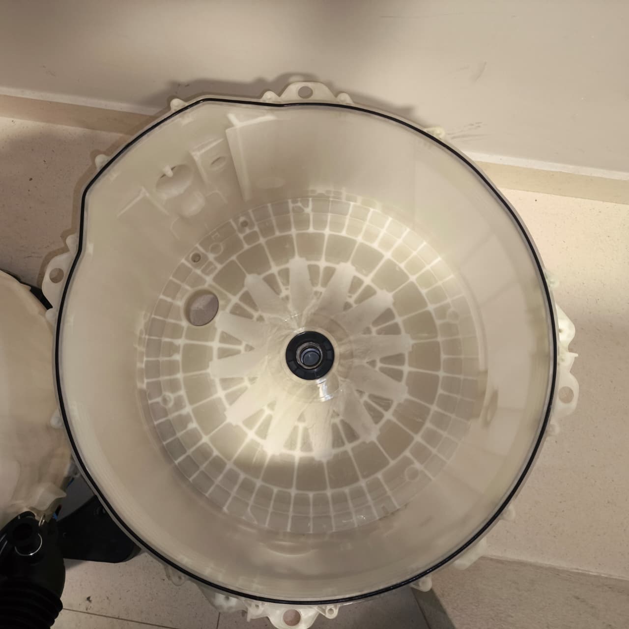 Tanque da máquina limpo